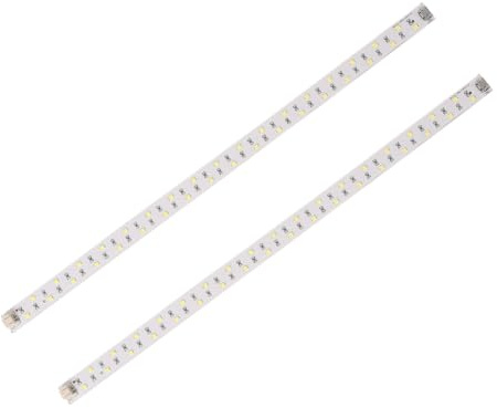 2 Stück Selbstklebende LED Lichtleisten aus PVC, Faltbar | Foto und Videoaufnahmen, für Produktkataloge im Handel, Stabile Leistung