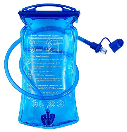 JOYHILL Hydration Bladder, 3 L 2 L 1.5 L Water Bladder BPA Free, 3 Liter Large Opening Water Reservoir, Leak Proof Military Water Storage Bladder Bag for Cycling Hiking Camping Biking Running