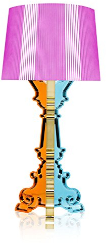 Kartell Bourgie Lampada da Tavolo, Dimmerabile, Multicolor Fucsia