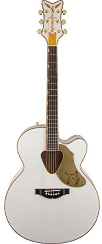 Gretsch G5022CWFE Rancher Falcon Jumbo Acoustic Electric Guitar - White