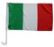 AZ FLAG Bandiera per Auto Italia 45x30cm - Bandierina da Auto Italiana 30 x 45 cm, Car Flag