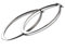 JewelryWe Schmuck 1 Paar Oval Tropfen Damen Ohrringe Creolen Ohrhänger Ohrschmuck, Edelstahl, Silber, mit Geschenk Tüte
