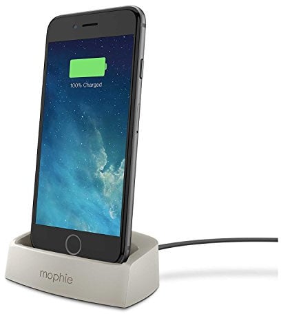 mophie Desktop Dock Lightning Charger for iPhone 6S/6/5S/5/5C - Gold
