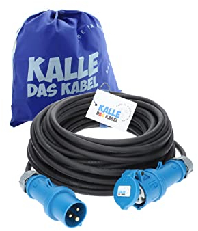 KALLE DAS KABEL CEE-Gummiverlängerung H07RN-F 3G 1,5 mm² 30 m