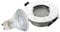 SEBSON Einbaustrahler Bad IP44 Alu Chrom inkl. GU10 LED Lampe 3,5W - Unterputz Decken Einbau Rahmen rund Lochdurchmesser 65mm