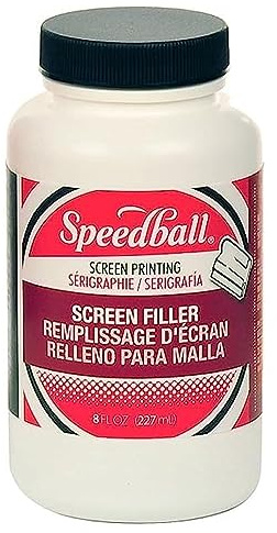 Speedball 8oz Screen Filler, Screen Printing Supplies Tools, Masking Solution, For Art Craft, Print Making, Screen Printing, Fabric, Tool Kit, Screen Cleaning Masking Solution