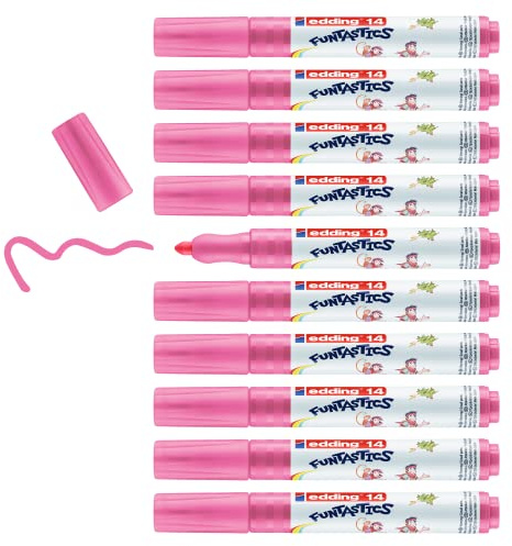 edding 14 Funtastics Fibre Pen - Pink (Box of 10)