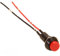 Taster Schalter 12 24 V Volt Auto KFZ schwarz rot rund Drucktaster Tastschalter