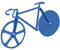 DOIY Design dyfixiebl Pizzaschneider Fixie Pure Stahllegierung blau 22,5 x 4 x 13 cm