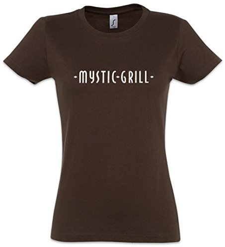 Urban Backwoods Mystic Grill Damen T-Shirt Braun Größe L