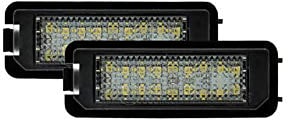 AutoStyle Set LED License Plate Lights compatible with Audi / Volkswagen / Skoda / Seat / Porsche / Bentley various models