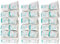 Unbranded Gipsbinden Set Schnellgipsbinden 36x Gips Abdruck Binden 10 cm x 300 cm Gipsabdruck Gipsbinde zum Basteln schnelltrocknend G33