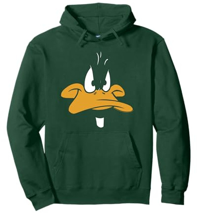 Looney Tunes Daffy Duck Big Face Pullover Hoodie