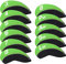 Craftsman Golf Neopren-Schlägerhauben-Set mit großer Nr. für alle Marken Callaway, Ping, Taylormade, Cobra usw. Grün und Schwarz, 11-teiliges Set