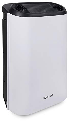 Deshumidificador y purificador de aire Noaton DF 4214 HEPA, salida de hasta 14 l, flujo de aire 95 m3/h, hasta 25 m2, filtro HEPA, consumo <210 W, secado de ropa