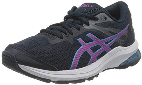 Asics GT-1000 10 GS Road Running Shoe, French Blue/Digital Grape, 37 EU