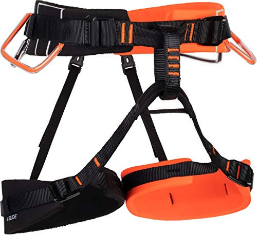 Mammut 4 Slide Harness in leuchtendem Orange-Schwarz, M-XL