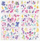 My Little Pony Einhorn Temporäre Tattoos Haut Aufkleber 6 Sheets(150 + Designs), Geburtstag für Jungen Mädchen Kinder Schulmaterial, Partyzubehör Gefälligkeiten, Aufkleber Geschenk für Kinder