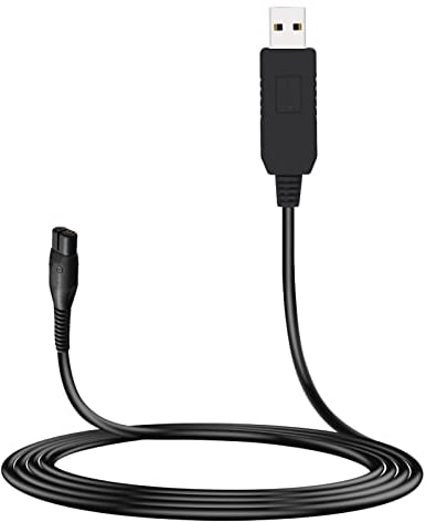 MEROM 4.3 V Shaver USB Charging Cable Replacement A00390 Charger Cord Compatible with Philips Norelco One Blade QP2620 / QP2520 QP2520 / 30 QP2520 / 70 QP2520 / 90