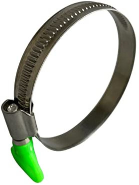 Stainless Steel Thumb Screw/Wing Hose Pipe Clip Jubilee Clamp 70-90mm (12MM BW) x10