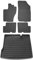 OMAC Fußmatten & Kofferraumwanne Set kompatibel mit Dacia Duster 2 2010-2018 Gummi Schwarz 5X