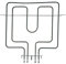 easyPART Kompatibel/Ersatz für Cylinda 481010452572 Heizung Heizelement Backofenheizung Oberhitze 900W/1600W Grill 230V Backofen Herd Ofen Whirlpool Ignis Philips Ikea Hotpoint Privileg