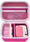 PAIYULE Kinderkamera Tasche für Uleway/für GREENKINDER/für GlobalCrown/für Gofunly/für Ushining Mini Digital Kamera, Sofortbildkameras Schutzhülle Tragetasche Halter für Druckpapier (nur Hülle) rosa