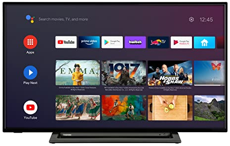 Toshiba 43LA3B63DGW 43 Zoll Fernseher/Android Smart TV (Full HD, HDR, Google Play Store, Google Assistant, Triple-Tuner, Bluetooth) [2023]