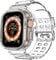 DABAOZA Compatible for Clear Apple Watch Band with Bumper Case 49mm, Women Men Glitter Bling TPU Sport Strap for iWatch SE Ultra Series 10 9 8 7 6 5 4 3 2 1（ClearCrysta,49）