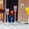 Kristall Kerzenständer Stabkerzen Hoch,Set of 3 Kerzenhalter Glas Elegant für Stabkerze Kerzen für Hochzeit Tischdeko Weihnachten Advent Wohnzimmer Vintage Deko (Silber)