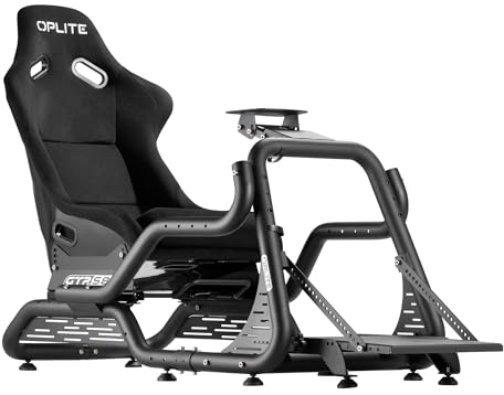 OPLITE GTR S8 Infinity Force Cockpit für Simracing und Flightsim Racing Simulation mit Verstärkung