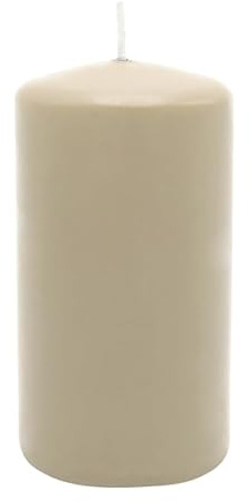 luterna Stumpenkerze aus Paraffin, Sahara, WENZEL, 150/80 mm, Brenndauer ca. 90h, selbstverlöschend