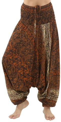 PANASIAM Aladin Pants Indostyle, Brown, XL