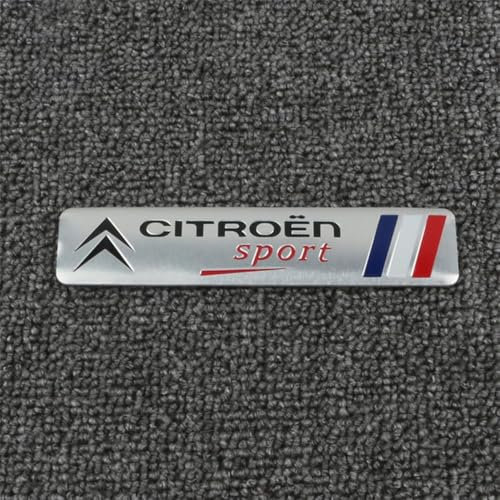Auto Embleme für Citroen C1 C2 C3 C4 C4L C5 C5X C6 DS3 DS4 DS LS DS6 Sega Elysee DS5,3D Dekoration Abzeichen Aufkleber Logo Stickers Badge Abziehbilder Etikett Wasserdicht Rostfrei Ersatz Zubehör
