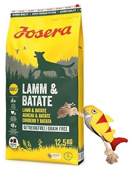 Josera Exclusive Lamm & Batate, Hundefutter, Trockenfutter, 12,5 KG + Goodie Hai