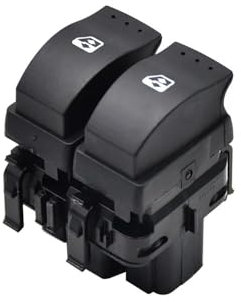 Interruptor Ventana Eléctrica Interruptor Elevalunas Eléctrico Delantero Izquierdo 8200315034 Para Renaultes Megane 2 Laguna II 2001 2002 2003 2004 2005 2006 2007 2008-2014 Botonera Ventana