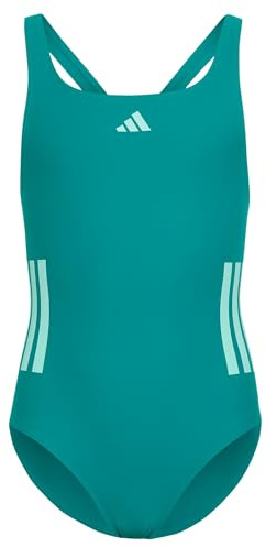 adidas Unisex Kids 3-Streifen C-Back Kids Badeanzug