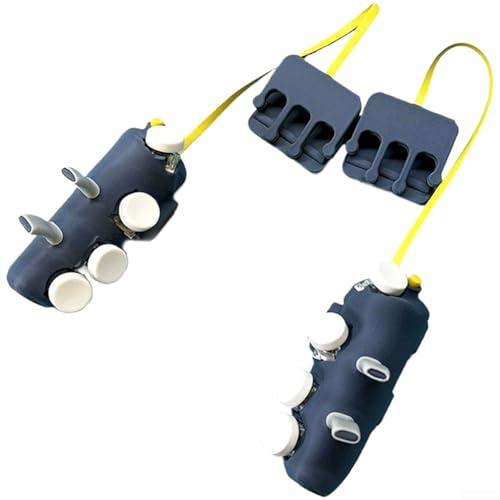Besshepplo Manette de jeu magnétique pour iPad et tablette avec coque imprimée en 3D, fonction continue, plusieurs boutons et cordon jaune, design portable pour différentes tailles de tablette (9,7 ~