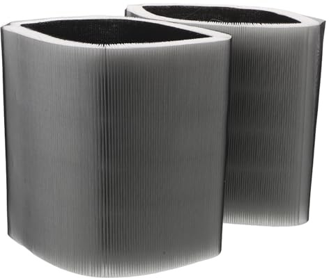 FOMIYES Filtro di Ricambio Confezione da 2 Pezzi con Carbone Attivo Eliminazione Avanzata Odori, Installazione Rapida Cilindrici per Purificatore D'aria per Piccoli Ambienti