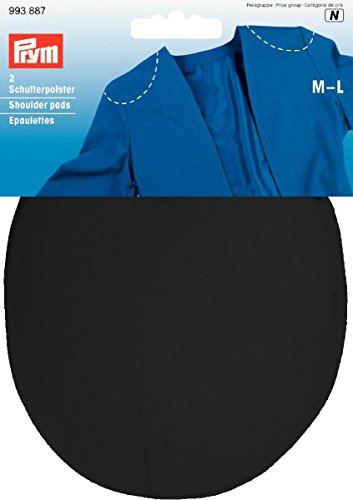 Shoulder pads Raglan w./o. hook and loop fastening black M-L