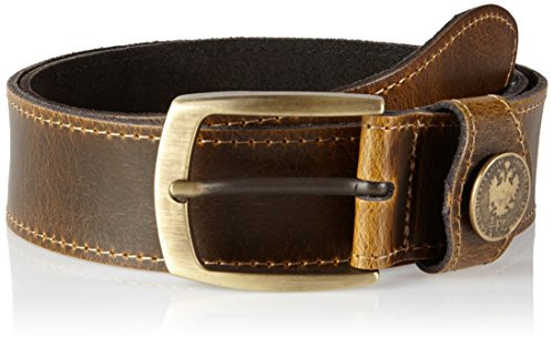 Werner Trachten Unisex Gürtel Trachtengürtel, Gr. 80 cm, Braun (antik braun 510)