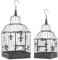 Moritz Deko-Vogelkäfig Vogelkäfig Antik Kolonialstil Antik Shabby Style Käfig Nostalgie Landhausstil VK3VK-AB (Set)