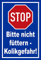 Melis Folienwerkstatt Schild - Kolik-Gefahr - 15x10cm | Bohrlöcher | 3mm Hartschaum – S00039-014-F -20 Varianten
