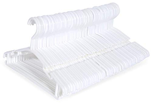 sfesnid Kleiderbügel für Kinder Baby 60er-Pack 27cm mit 5stk Kleiderbügel Organizer