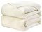 WAVVE Kuscheldecke Flauschig Decke Fleecedecke - Sofadecke 230x270 cm Wohndecke Couchdecke, Creme Decke Sofa Leicht, Groß Decke Riesig Sofaüberwurf Weich