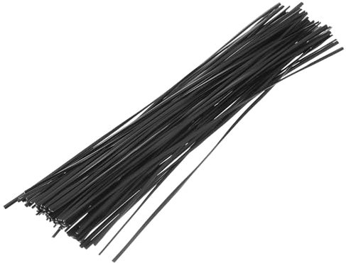 DOITOOL Attache Fil De Fer, Lot De 500 15 Cm Attaches Torsadées En Fil - Noir De Plantes De Jardin Fil De Fer Souple Pour Attaches De Câble Et Organiseur De Snack Bag, Collier De Serrage