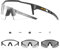 KAPVOE Photochromatische Selbsttönend Fahrradbrille TR90 Rahmen für Herren Damen Klar Sportsonnenbrille Sport Radfahren MTB Radbrille Fahren Sportbrille Baseball Laufen klar Schwarz 11