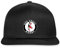 Spreadshirt Sylt Der Pöbel Kommt Snapback Cap, One Size, Schwarz/Schwarz