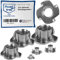 Drive-In Nuts M5 Stainless Steel Pack of 50 V2A Drive-In Nuts with 4 Drive-In Tips Metric Thread Insert Nuts for Wood Plastic Impact Nut