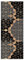 ZUZEKU Modern Läufer Flur Küche Waschbar rutschfest 120X240cm Geometric Pattern Grau und Schwarz Lang Küchenteppich Flurteppich Teppich Fur Korridor Wohnzimmer Schlafzimmer Meterware Anpassbar